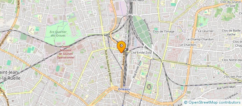 localisation de l'entreprise MADAME ELISE VOISIN à ORLEANS