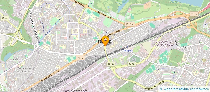 localisation de l'entreprise MADAME ELISE WARTEL  TRAPPES