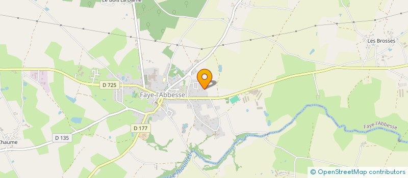 localisation de l'entreprise MADAME ELISE WAUTHIER  FAYE-L'ABBESSE