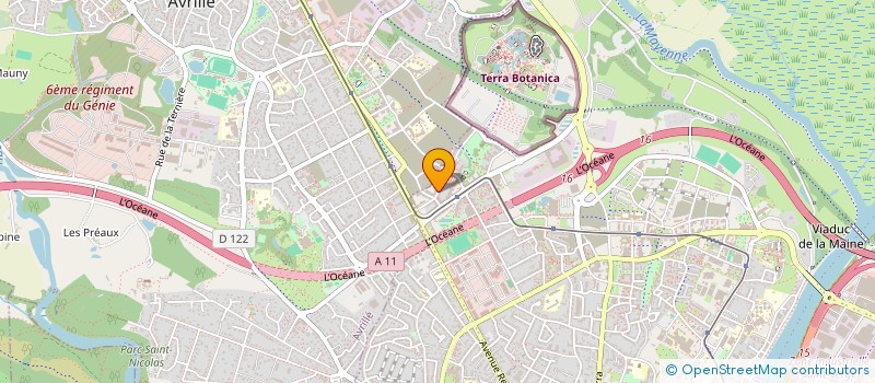 localisation de l'entreprise MADAME ELISE YVARD  ANGERS