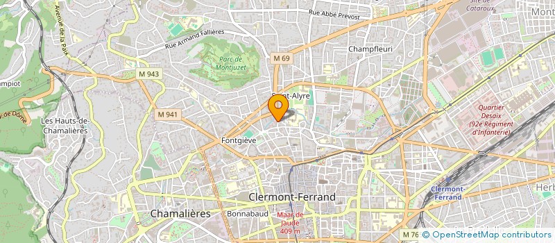 localisation de l'entreprise MADAME ELISEE BAWALA à CLERMONT-FERRAND