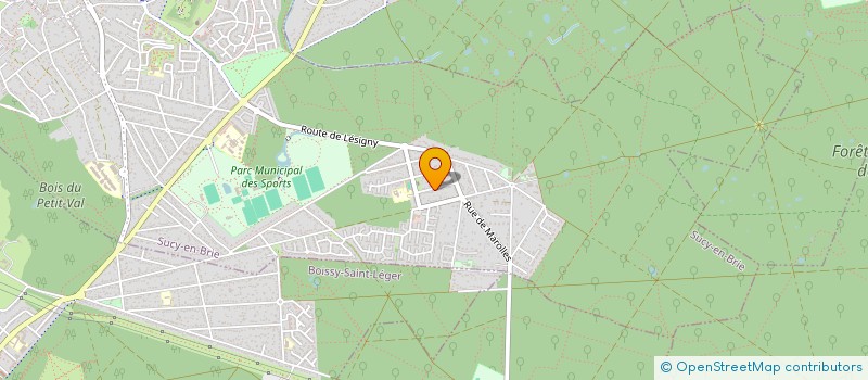 localisation de l'entreprise MADAME ELISETE RODRIGUES DA CRUZ à SUCY EN BRIE