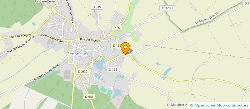 localisation de l'entreprise MADAME ELISIANE LENOIR  SENONCHES