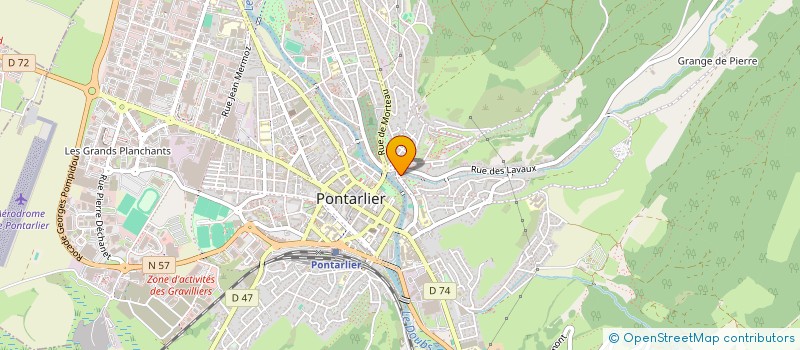 localisation de l'entreprise MADAME ELISON ARTIFONI à PONTARLIER