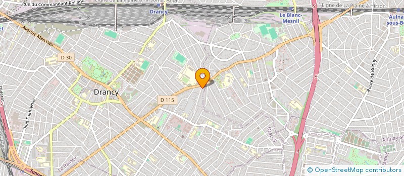 localisation de l'entreprise MADAME ELISSA ARQUIER  DRANCY