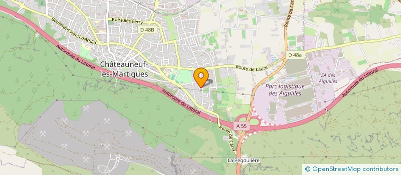 localisation de l'entreprise MADAME ELISSA BELAIDI à CHATEAUNEUF-LES-MARTIGUES