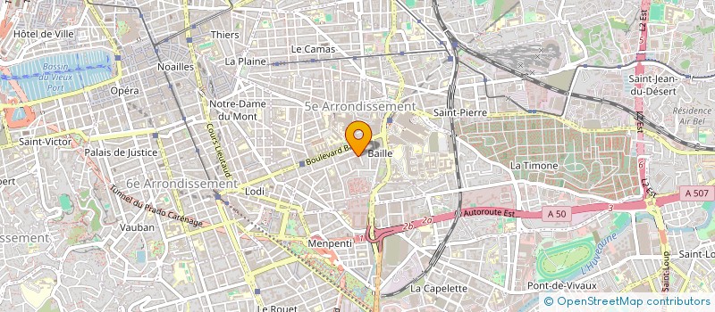 localisation de l'entreprise MADAME ELISSA DANEL  MARSEILLE