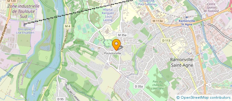 localisation de l'entreprise MADAME ELISSA DJAOUTI  TOULOUSE