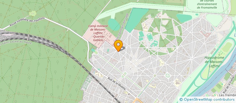 localisation de l'entreprise MADAME ELISSA LENOIR  MAISONS-LAFFITTE