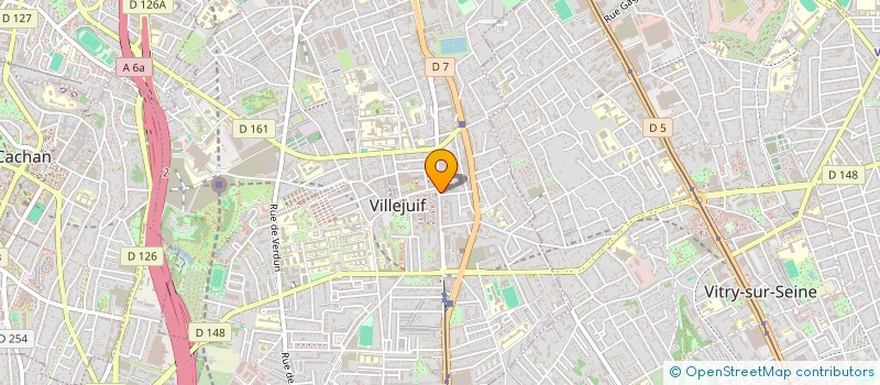 localisation de l'entreprise MADAME ELISSA ROUX à VILLEJUIF