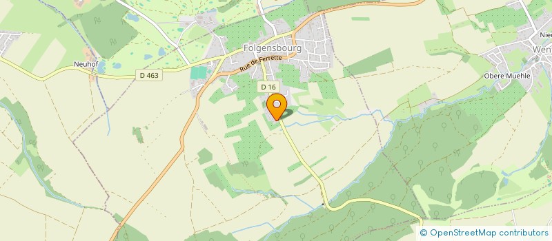 localisation de l'entreprise MADAME ELITZA DIMITROVA  FOLGENSBOURG