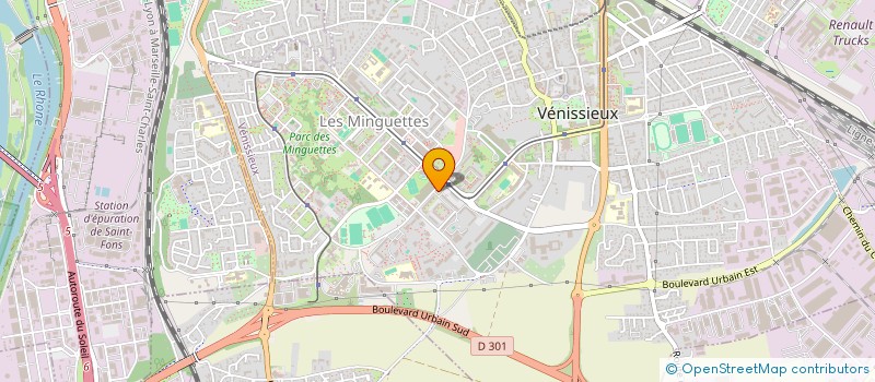 localisation de l'entreprise MADAME ELIZA GABA  VENISSIEUX