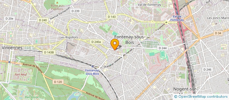 localisation de l'entreprise MADAME ELIZA LEE à FONTENAY-SOUS-BOIS