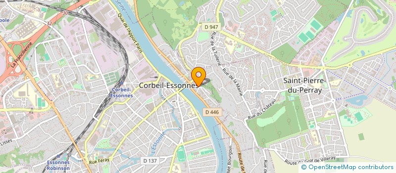 localisation de l'entreprise MADAME ELIZA TROUINARD à CORBEIL-ESSONNES