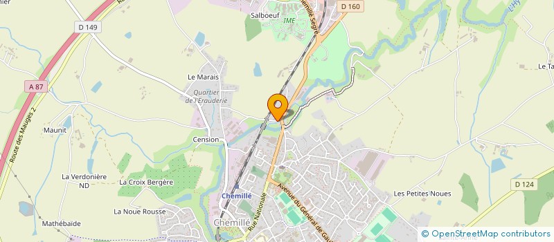 localisation de l'entreprise MADAME ELIZA ZAORSKI  CHEMILLE-EN-ANJOU