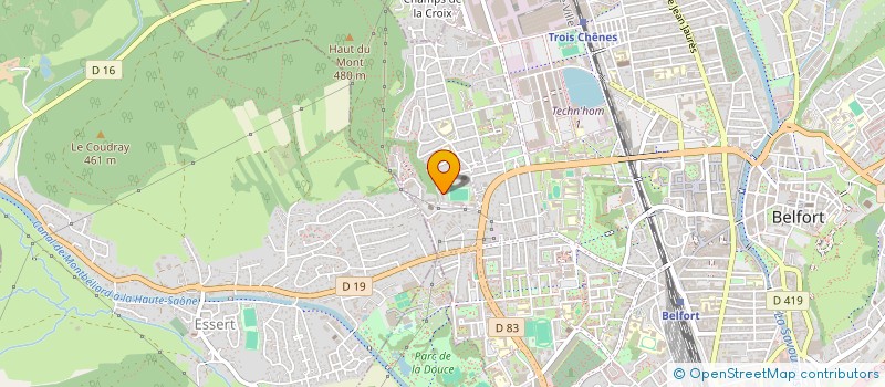localisation de l'entreprise MADAME ELIZABET KHYLCHUK  BELFORT