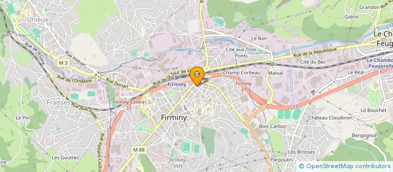 localisation de l'entreprise MADAME ELIZABETA HADZA DIBRANI  FIRMINY