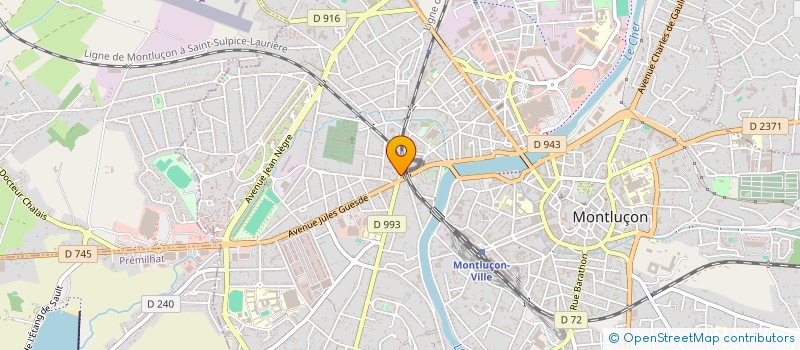 localisation de l'entreprise MADAME ELIZABETA NOVAK  MONTLUCON