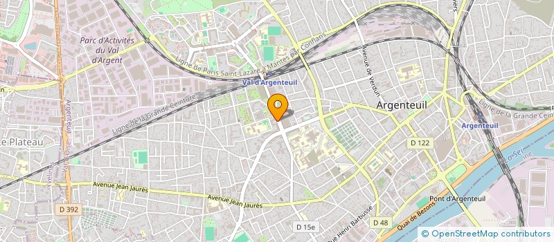 localisation de l'entreprise MADAME ELIZABETH AUGE à ARGENTEUIL