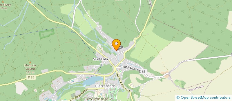 localisation de l'entreprise MADAME ELIZABETH BOUQUET  PIERREFONDS