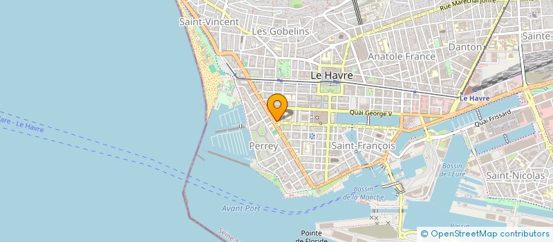 localisation de l'entreprise MADAME ELIZABETH CATTAN  LE HAVRE