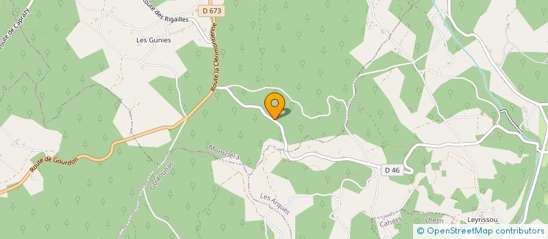 localisation de l'entreprise MADAME ELIZABETH CHANDLER  MONTCLERA