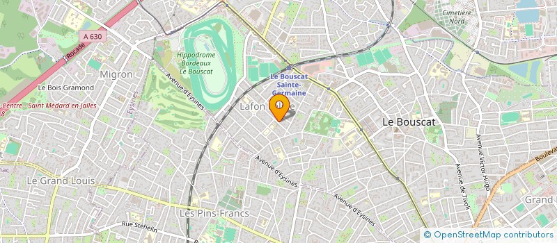 localisation de l'entreprise MADAME ELIZABETH DE LA JOUSSELINIERE à LE BOUSCAT