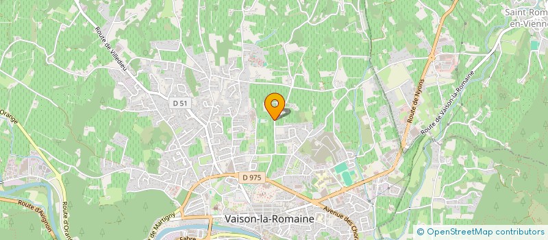 localisation de l'entreprise MADAME ELIZABETH DEMARGNE  VAISON-LA-ROMAINE