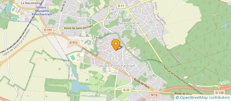 localisation de l'entreprise MADAME ELIZABETH DENY  HOUDAN