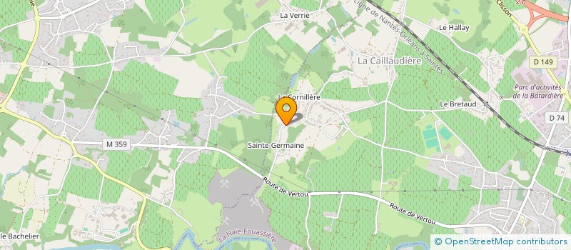 localisation de l'entreprise MADAME ELIZABETH DIGGINS à LA HAIE-FOUASSIERE