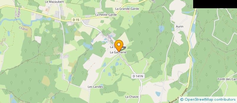 localisation de l'entreprise MADAME ELIZABETH DURRANT à BUSSIERE-GALANT