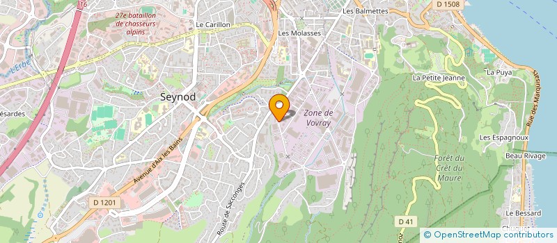 localisation de l'entreprise MADAME ELIZABETH DYER  ANNECY