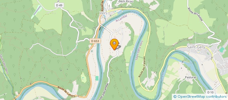 localisation de l'entreprise MADAME ELIZABETH EDGAR  ARCAMBAL