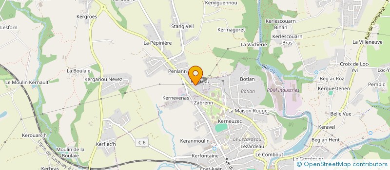 localisation de l'entreprise MADAME ELIZABETH ELIZABETH KERR  MELLAC