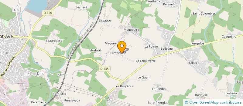 localisation de l'entreprise MADAME ELIZABETH GUILLANTON  SAINT-NOLFF