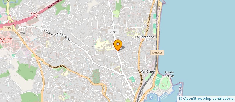 localisation de l'entreprise MADAME ELIZABETH HERNANDEZ FREITES  ANTIBES