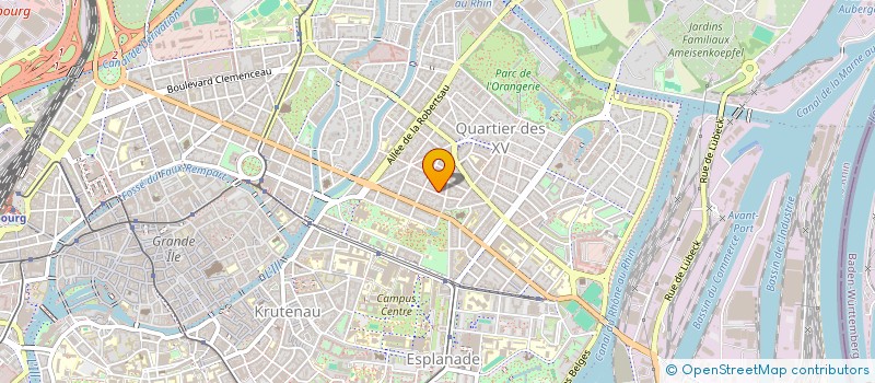 localisation de l'entreprise MADAME ELIZABETH HIRTZ à STRASBOURG