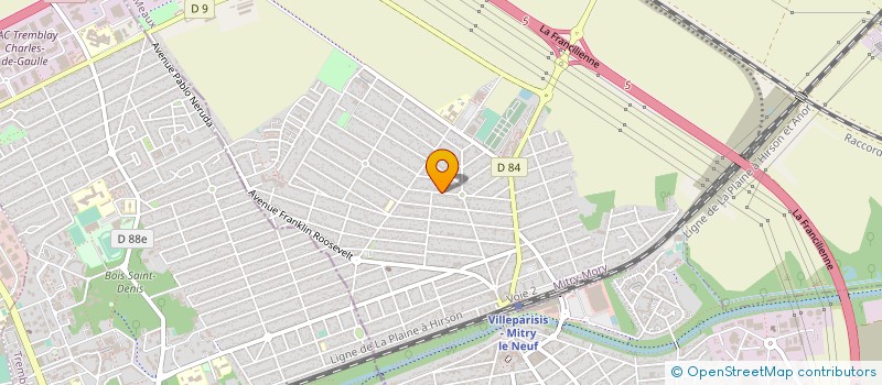 localisation de l'entreprise MADAME ELIZABETH HULME  MITRY-MORY