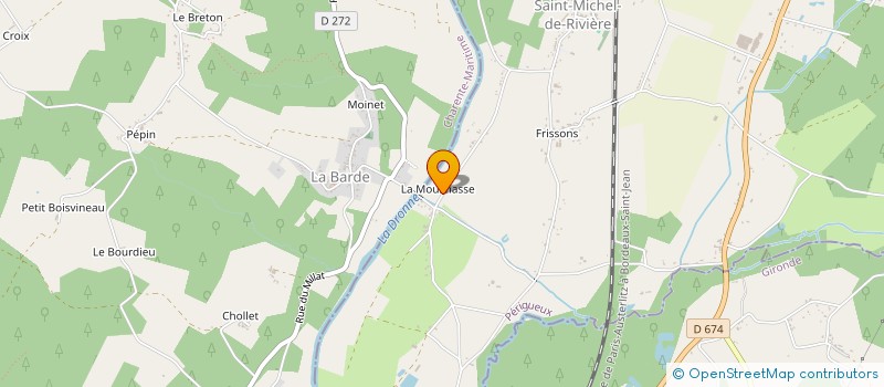 localisation de l'entreprise MADAME ELIZABETH JANE HOLGATE  LA ROCHE-CHALAIS