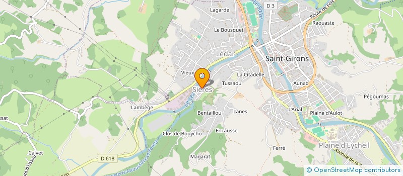localisation de l'entreprise MADAME ELIZABETH LAGRIFFE à MONTESQUIEU-AVANTES