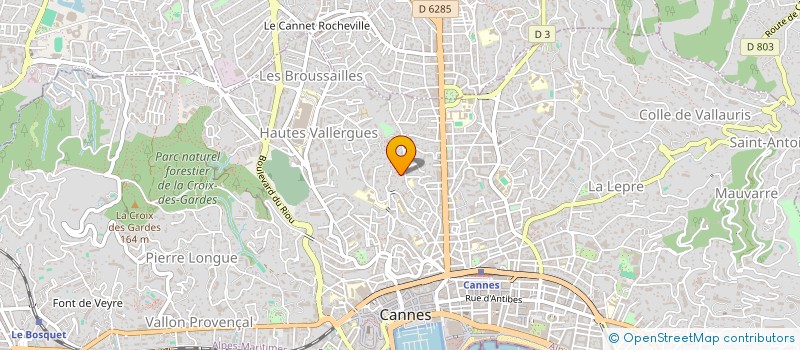 localisation de l'entreprise MADAME ELIZABETH LEISHMAN à CANNES