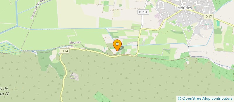 localisation de l'entreprise MADAME ELIZABETH MANTON  MOURIES