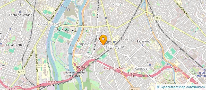 localisation de l'entreprise MADAME ELIZABETH MASSAT à TOULOUSE