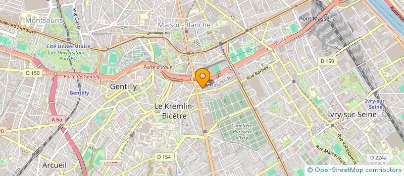 localisation de l'entreprise MADAME ELIZABETH ORTEGA RAMIREZ à LE KREMLIN-BICETRE