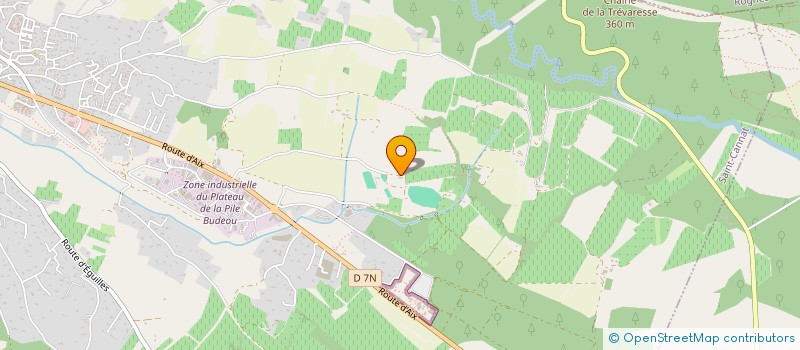 localisation de l'entreprise MADAME ELIZABETH PARKER  SAINT-CANNAT