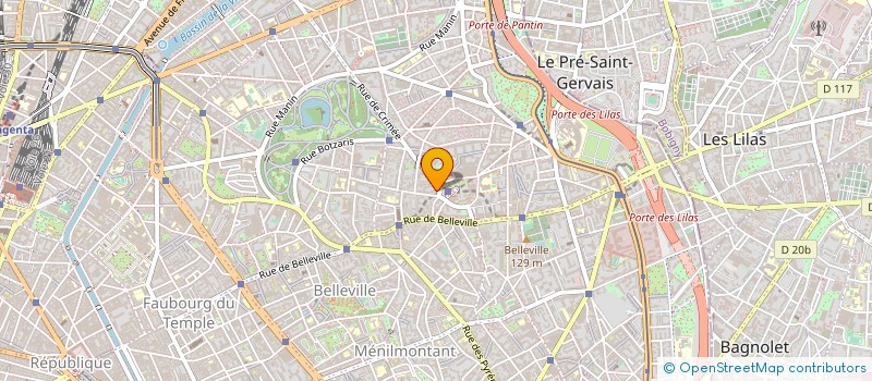 localisation de l'entreprise MADAME ELIZABETH PUYRAUD  PARIS