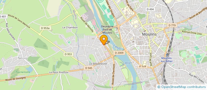 localisation de l'entreprise MADAME ELIZABETH SPRINGARD à MOULINS