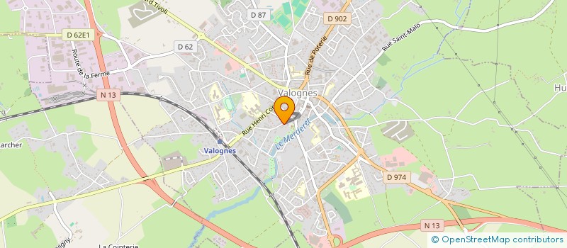 localisation de l'entreprise MADAME ELIZABETH THOMAS  VALOGNES