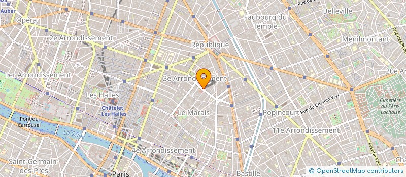 localisation de l'entreprise MADAME ELIZABETH TOO  PARIS