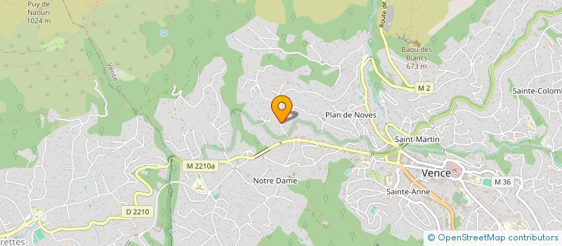 localisation de l'entreprise MADAME ELIZABETH TRIPODI  VENCE